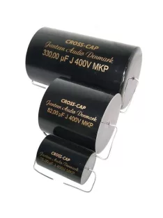 Cross Cap kondenzátor 0,18µF 400VDC 5% MKP dia-8 / 19mm - Hangfal/Hangfalépítés/Kondenzátor/Jan