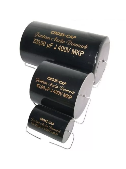 Cross Cap kondenzátor 5,40µF 400VDC 5% MKP dia-21 / 36mm - Hangfal/Hangfalépítés/Kondenzátor/Ja