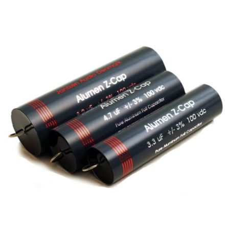 Alumen Z-Cap 0,56 µF +/- 3% 100 VDC Pure AI foil Size: dia.16 x 43 mm