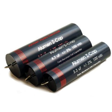 Alumen Z-Cap 1,00µF 100VDC 3% PPT dia-22 / 70mm - Több.../Otthoni audio/Jantzen Audio/Alumen Z-