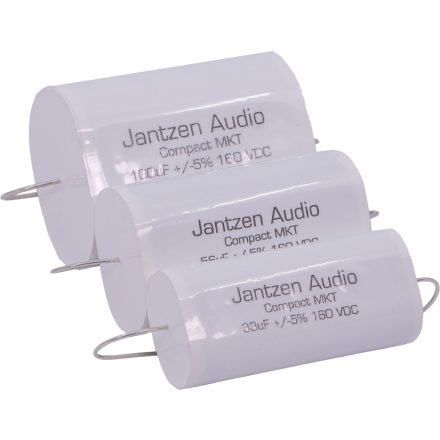 Jantzen Audio Compact MKT 1,0 µF +/- 5% 160 VDC MKT Size: 7x11x19 mm