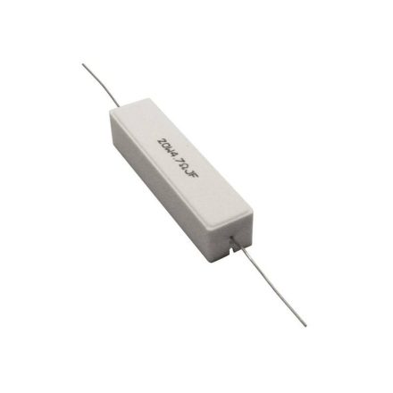 Kerámia huzalellenállás 5,60Ω 20W 5% méret.61/15/15mm - Hangfal/Hangfalépítés/Ellenállás/20W ke