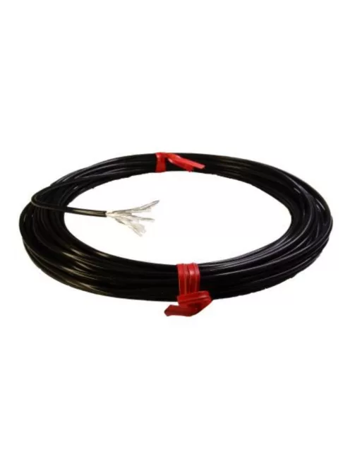 Ezüstözött hangfalkábel 1x1,3mm2 =16AWG max.600V PTFE insul.(tefl) black