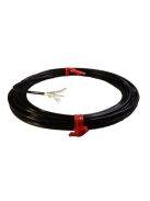 Ezüstözött hangfalkábel 1x2,5mm2 =13AWG max.600V PTFE insul.(tefl) black - Kábel, csatl./Kábel 