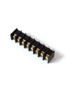 Gold plated tag strip 8 pins  max.16Amp. 300V - Kábel, csatl./Csatlakozó/Egyéb csatlakozó,Kábel