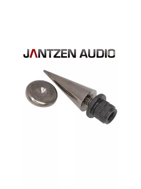 Spike HD-06 dia.14/h.33mm + pad + T-nut - black chrome - set