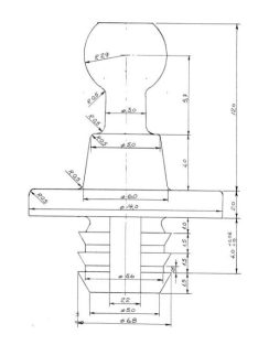 051-0100 Csapos rögzítő /csap/