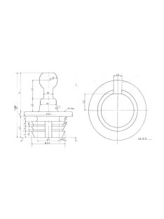   Grille Peg Male 900103 black PA-6 matches 900112 900113 900116