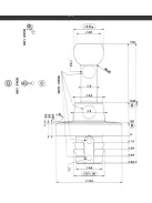 Grille Peg Male 900124 black PA-6 matches 900125