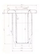 Grille Peg Female 900112 black PP matches 900102 900103