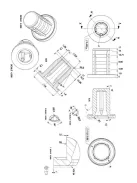 Grille Peg Female 900125 black PA-6 matches 900124