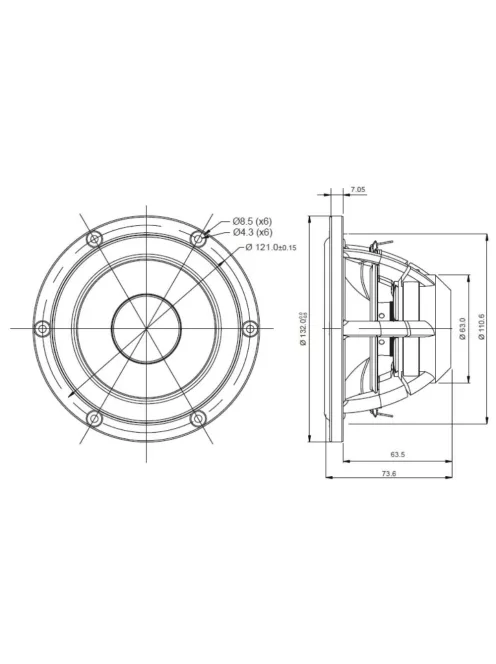 SATORI MW13PNW-4 mélyközép sugárzó