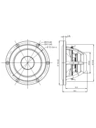SATORI MW13PNW-8 mélyközép sugárzó