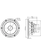 SATORI MR16P-4 ohm  6,5 középsugárzó - Hangfal/Hangfalépítés/Hangszóró/Középsugárzó,Több.../Ot"