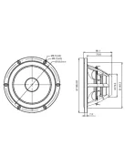 SATORI MR16P-8 ohm  6,5 középsugárzó - Hangfal/Hangfalépítés/Hangszóró/Középsugárzó,Több.../Ot"