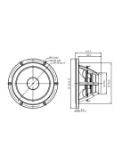 SATORI MW19P-4 7,5” mély-közép sugárzó