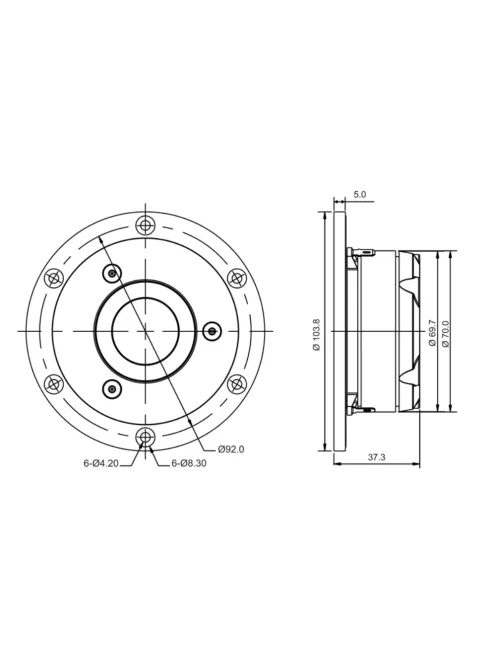 TW29R ring dómsugárzó