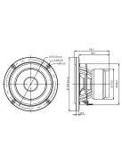 SB12MNRX25-4 4” középsugárzó - Hangfal/Hangfalépítés/Hangszóró/Középsugárzó,Több.../Otthoni aud