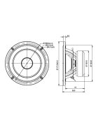 SB17NRX2C35-4ohm  6,5 midwoofer, 35mm VC - Hangfal/Hangfalépítés/Hangszóró/Mélyközépsugárzó,Tö"