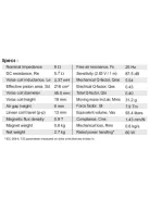 SB23NBACS45-8 ohm 8" mélysugárzó 45mm VC