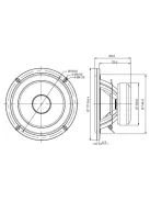 SB17MFC35-8 6” mély-közép sugárzó