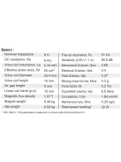 SB12CACS25-8 4" mély-közép sugárzó 25mm VC