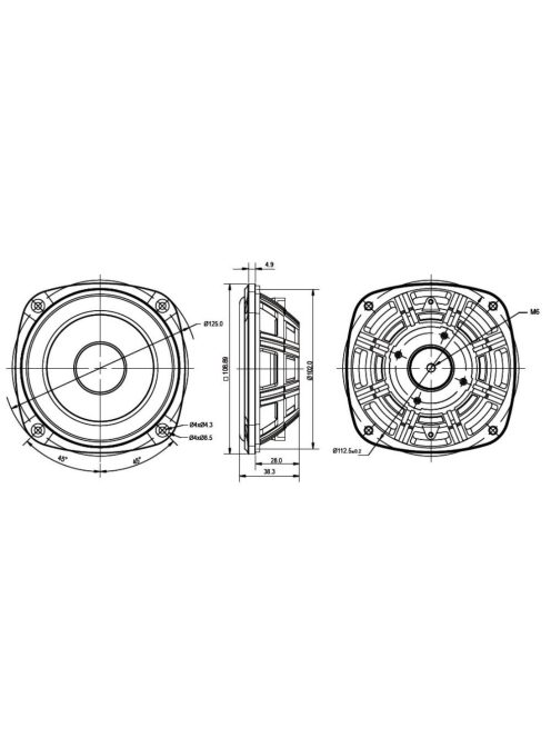 SB12PAC-00 passive radiator - Hangfal/Hangfalépítés/Hangszóró/Passzív hangszórók,Több.../Otthon