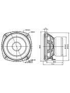SB12PFC25-4 ohm - COAX 4 mély-közép sugárzó, 25mm VC - Hangfal/Hangfalépítés/Hangszóró/Koaxiál"