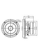 SB15MFC30-4 5” mély-közép sugárzó - Hangfal/Hangfalépítés/Hangszóró/Mélyközépsugárzó,Több.../Ot
