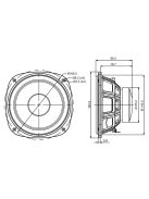 SB16PFC25-4 6” mély-közép sugárzó - Hangfal/Hangfalépítés/Hangszóró/Mélyközépsugárzó,Több.../Ot