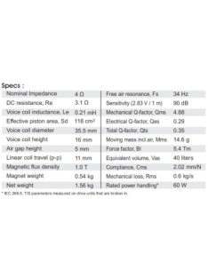 SB17CRC35-4 6” mély-közép sugárzó - Hangfal/Hangfalépítés/Hangszóró/Mélyközépsugárzó,Több.../Ot