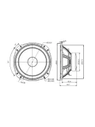 SB20PFC30-4, 8" mélysugárzó