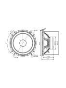 SB20PFC30-8, 8" mélysugárzó
