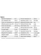 SB23NACS45-8 8” mély-közép sugárzó