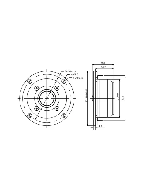 SB26STAC-C000-4 dómsugárzó