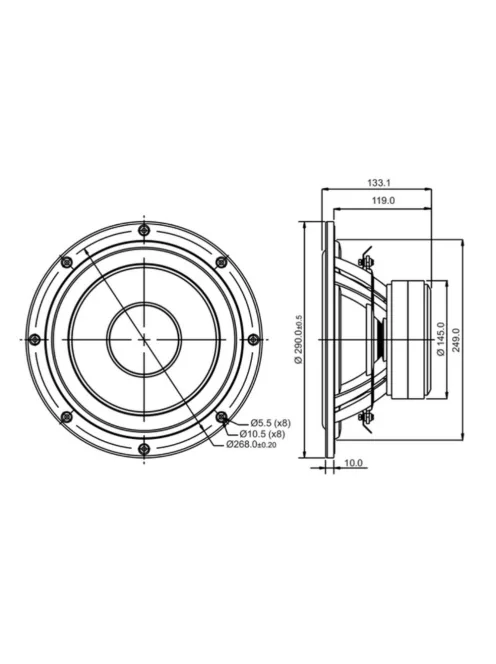 SB Acoustics SB29NRX75-8