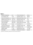 SB29SWNRX-S75-6 10” mélysugárzó - Hangfal/Hangfalépítés/Hangszóró/Mélysugárzó,Több.../Otthoni a