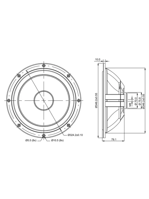 SB34NRX-00 12” - Hangfal/Hangfalépítés/Hangszóró/Passzív hangszórók,Több.../Otthoni audio/SB Ac