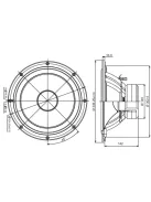 SB34NRX75-6 12” mélysugárzó