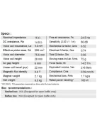 SB Acoustics SB34NRX75-16ohm 12" woofer, 75mm VC