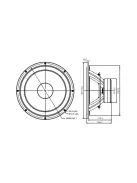 SB42FHCL75-6 15” mélysugárzó