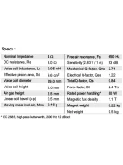 SB29BAC-C000-4ohm Beryllium tweeter