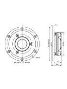 SB Acoustics Satori TW29DN-4, 4 Ohm selyem dóm, neodímium, ezüst