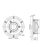 SB Acoustics Satori TW29DN-B-8, 8 Ohm selyem dóm, neodímium, fekete