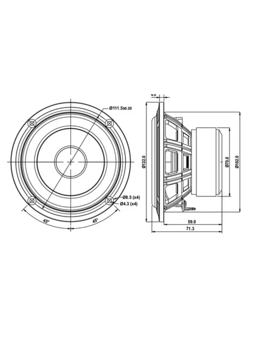SB Acoustics SB12PFCR25-8