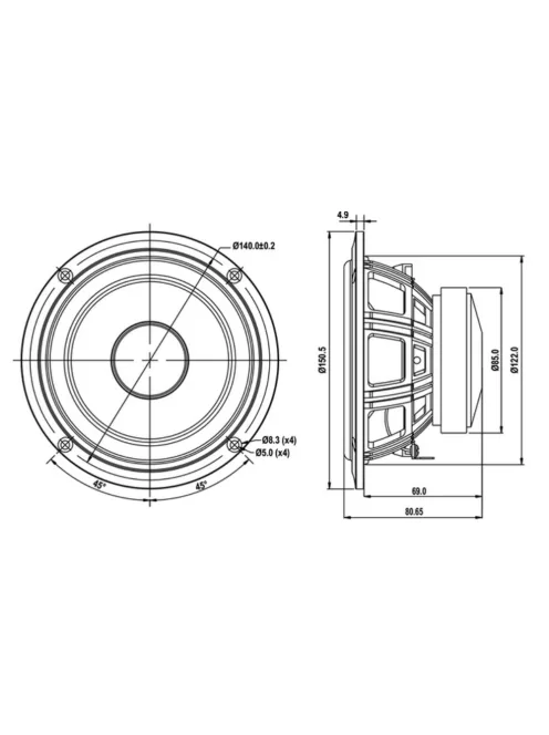 SB Acoustics SB13PFCR25-8