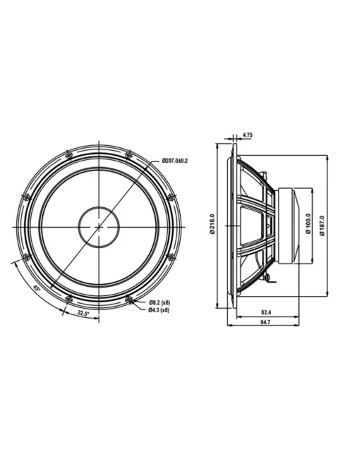 SB Acoustics SB20PFCR30-4