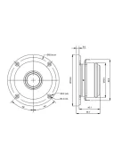 SB26STWGC-4 dómsugárzó