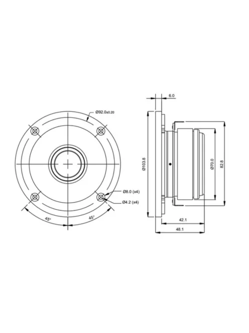 SB26STWGC-4 dómsugárzó