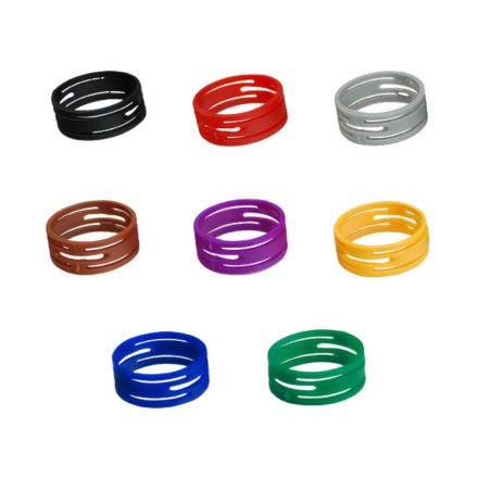 BST0/1 szinező gyűrű (fekete) - Kábel, csatl./Csatlakozó/XLR csatlakozó